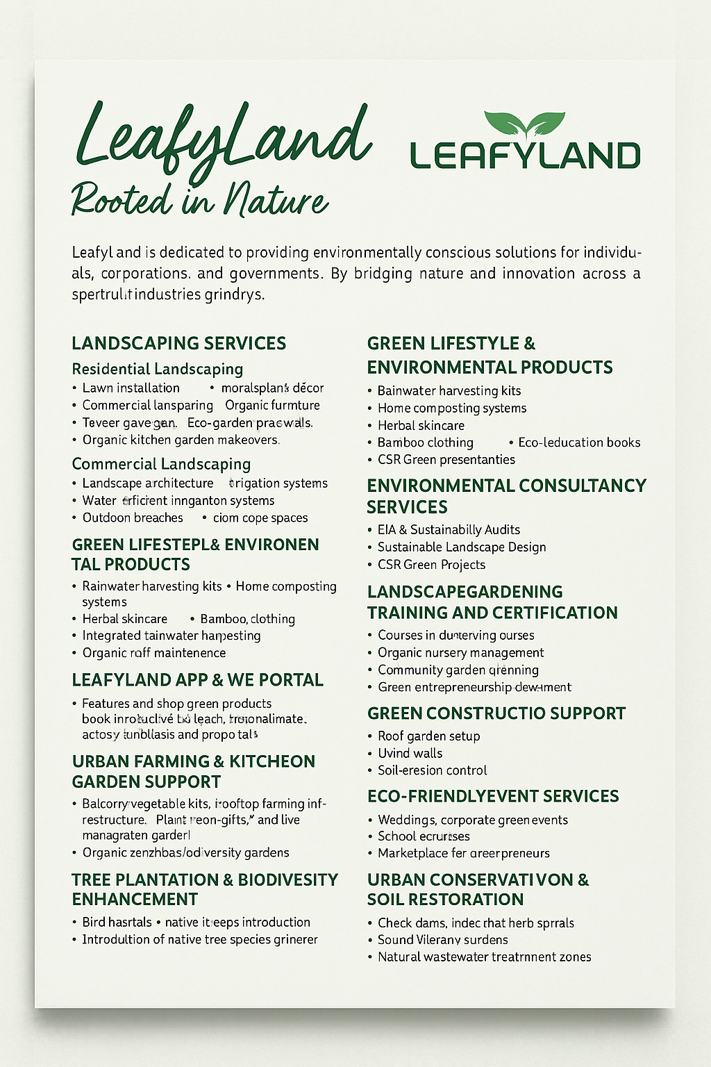 Landscaping Services